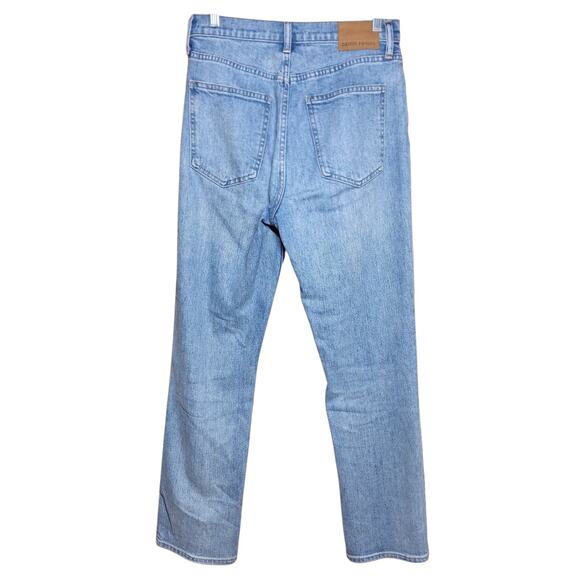 Aritzia Denim Forum the Arlo high rise straight 28  light wash button fly jeans - Picture 3 of 6